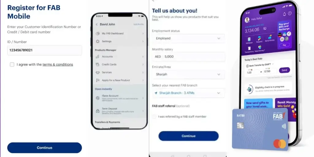  FAB Balance Check by SMS Banking