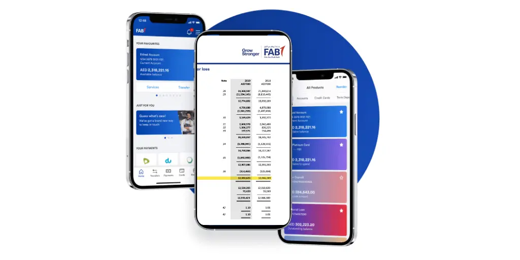 FAB Bank Statement Download via Online Banking