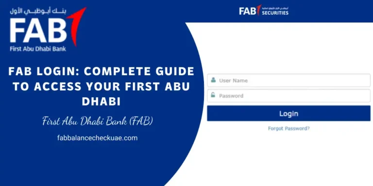 FAB Login: Complete Guide to Access Your First Abu Dhabi