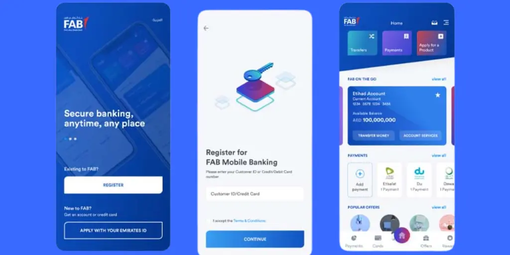 Guidance On How to Register for FAB Mobile Banking